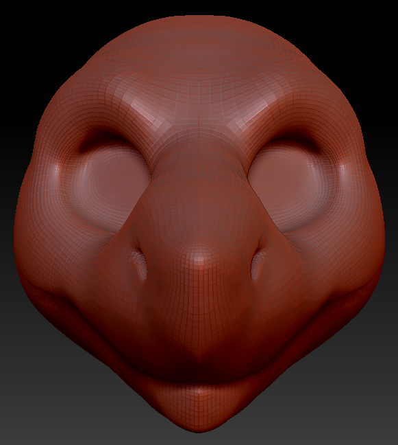 Gender Neutral Sergal Head Base Variant 3