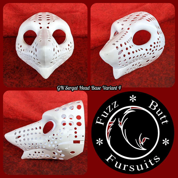 Gender Neutral Sergal Head Base Variant 4