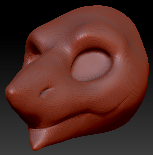 Gender Neutral Sergal Head Base Variant 4