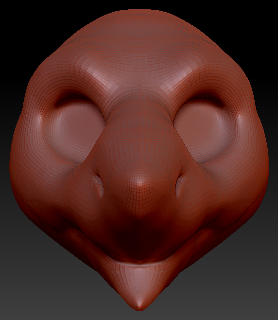 Gender Neutral Sergal Head Base Variant 4