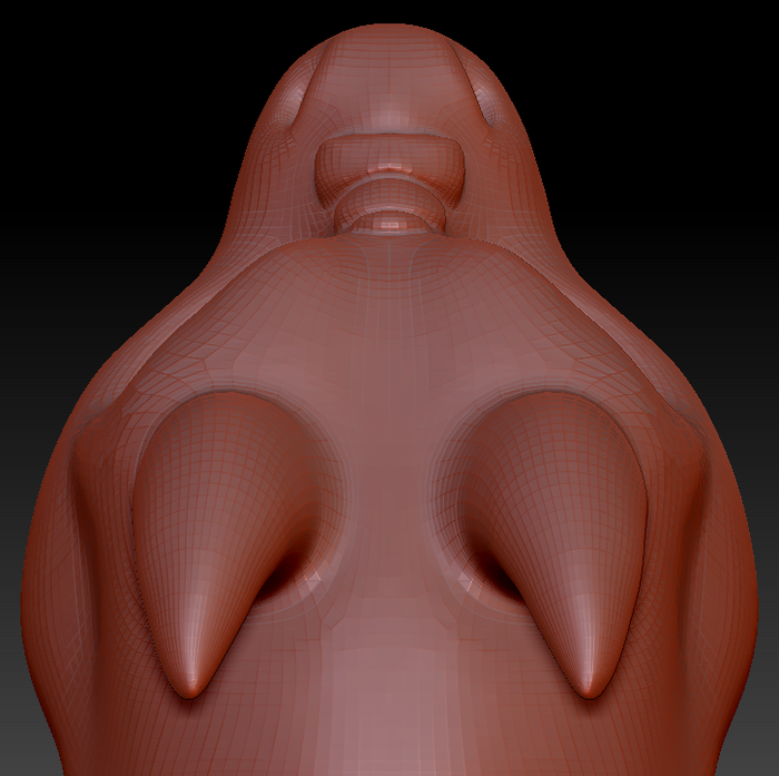 Gender Neutral Short-nosed Angel Dragon Head Base Complex Variant 1