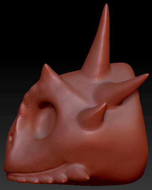 Gender Neutral Texas Horned Lizard Head Base