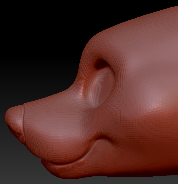 Gender Neutral Toony Bear Head Base Variant 1