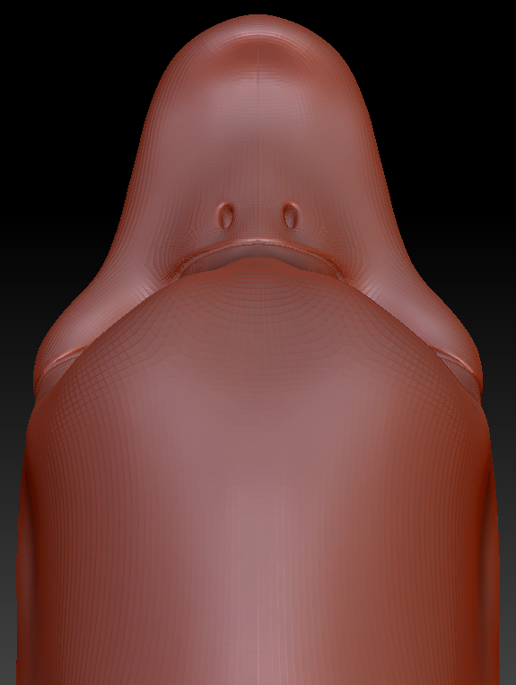 Gender Neutral Toony Bird Static Jaw Head Base Variant 3