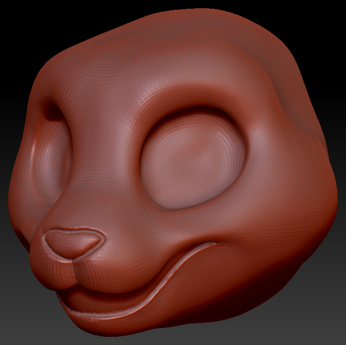 Gender Neutral Toony Bunny Static Jaw Head Base Variant 1