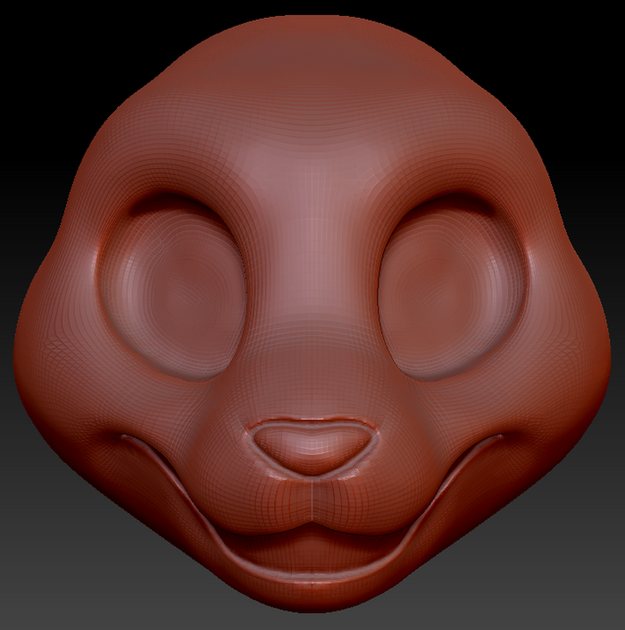 Gender Neutral Toony Bunny Static Jaw Head Base Variant 1