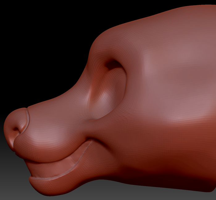 Gender Neutral Toony Deer Static Jaw Head Base Variant 1
