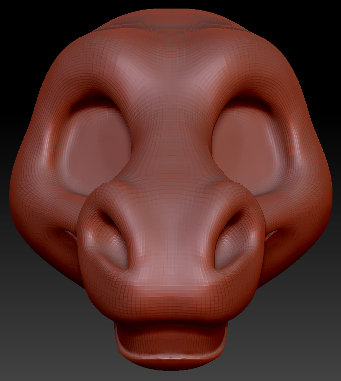 Gender Neutral Toony Horse Static Jaw Head Base Variant 1