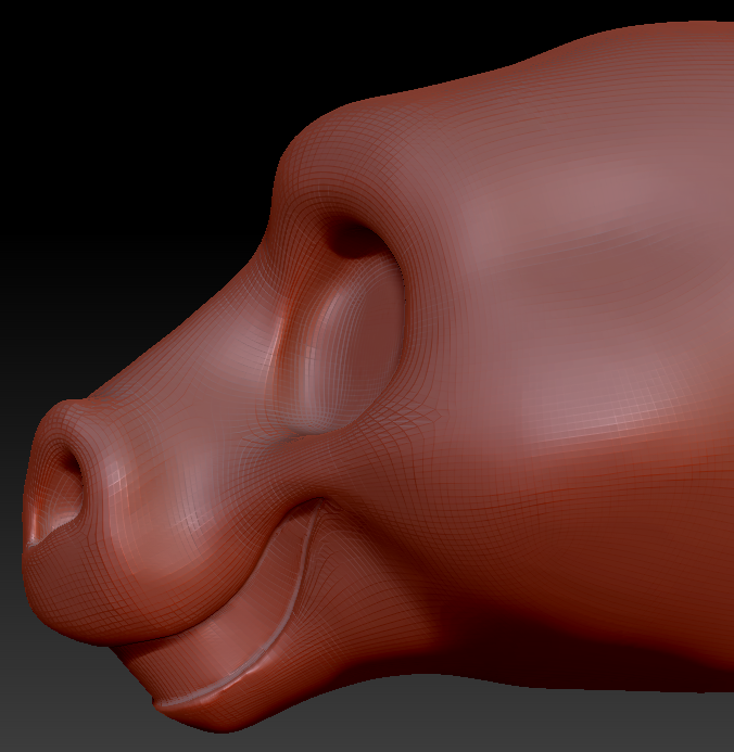 Gender Neutral Toony Horse Static Jaw Head Base Variant 1