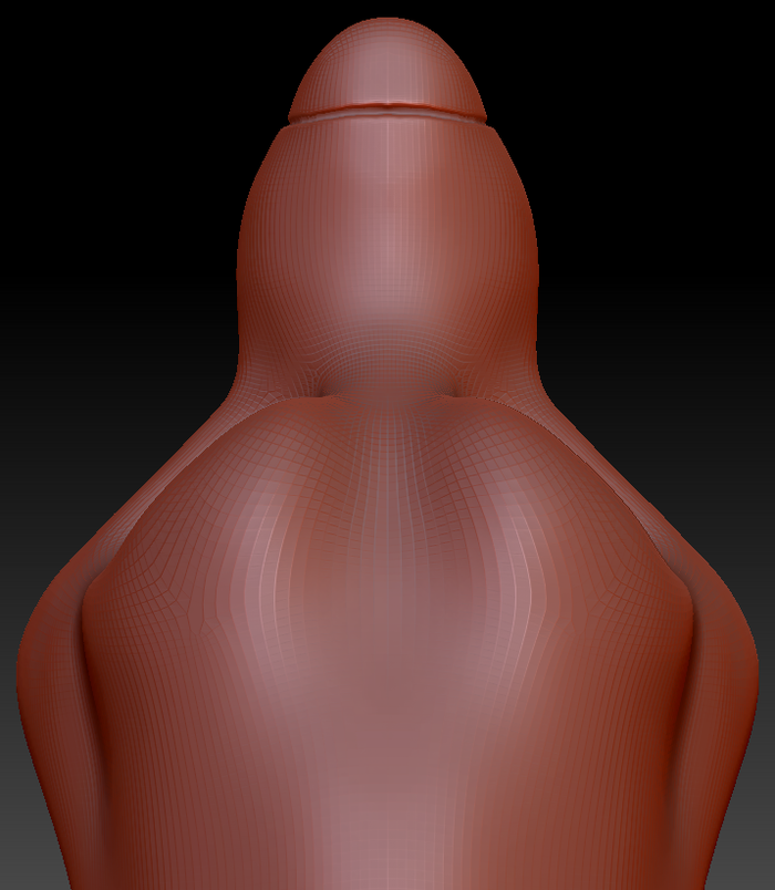 Gender Neutral Toony Large Canine Static Jaw Head Base Variant 1