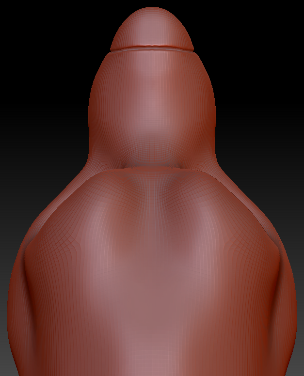 Gender Neutral Toony Large Canine Static Jaw Head Base Variant 2