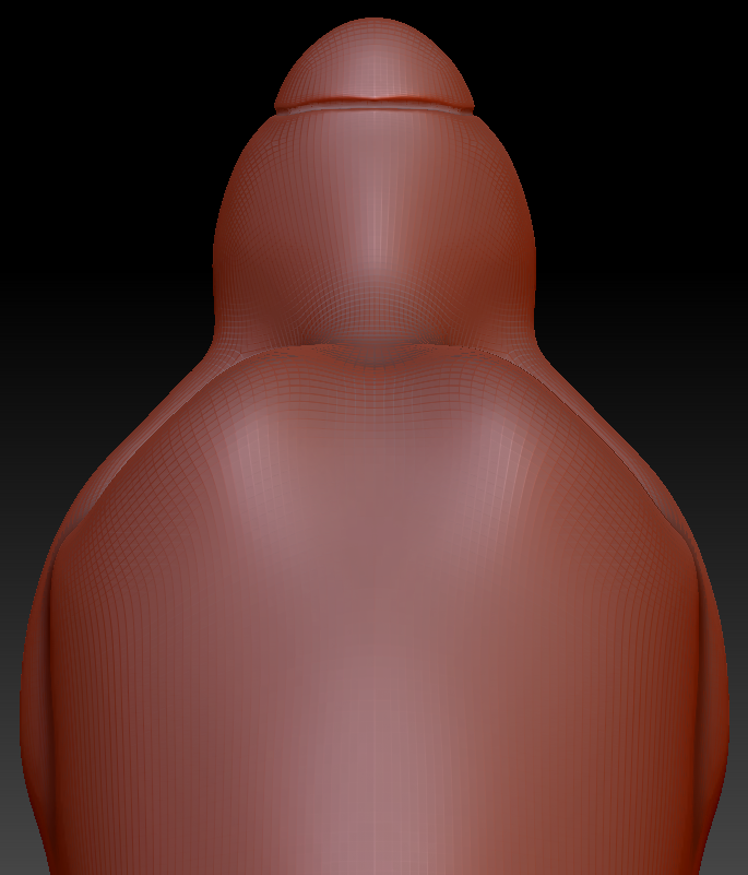 Gender Neutral Toony Large Canine Static Jaw Head Base Variant 3