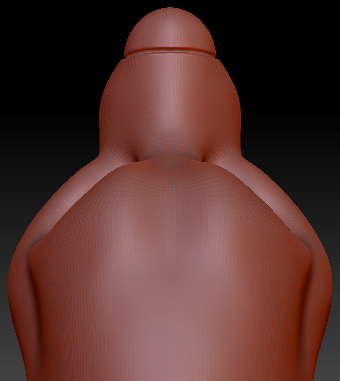Gender Neutral Toony Large Canine Static Jaw Head Base Variant 4