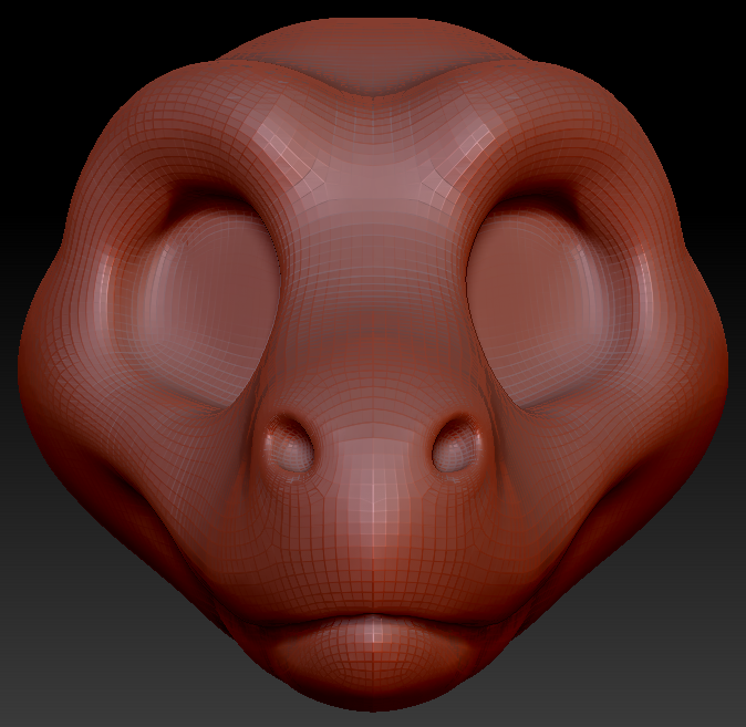 Gender Neutral Toony Raptor Head Base Variant 1