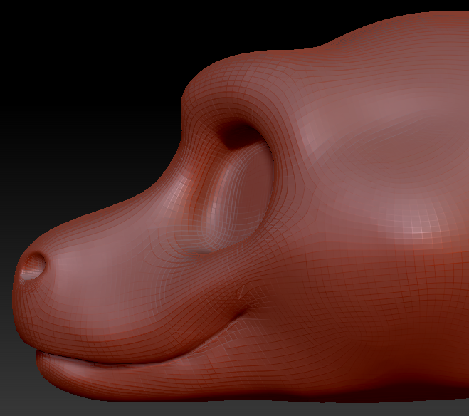 Gender Neutral Toony Raptor Head Base Variant 1