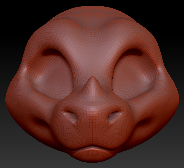 Gender Neutral Toony Round-nosed Dragon Head Base Complex Variant 2