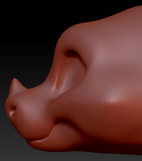 Gender Neutral Toony Round-nosed Dragon Head Base Complex Variant 2