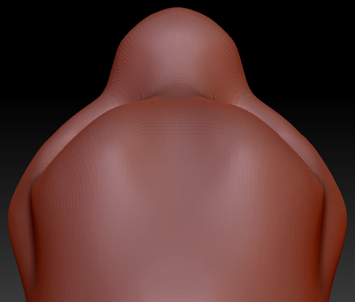 Gender Neutral Toony Round-nosed Dragon Static Jaw Head Base Variant 1