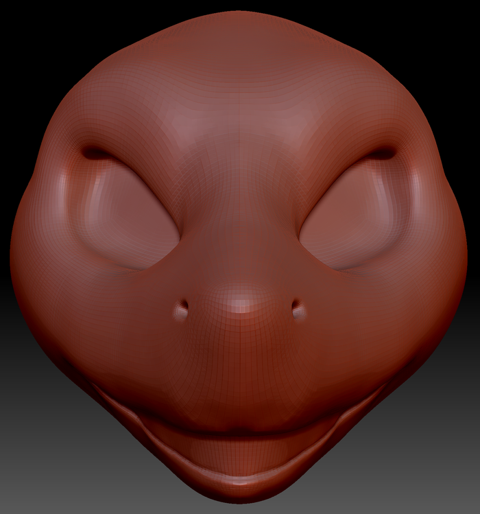 Gender Neutral Toony Shark Static Jaw Head Base Variant 1