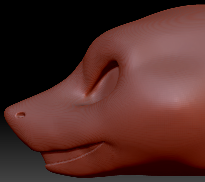 Gender Neutral Toony Shark Static Jaw Head Base Variant 1