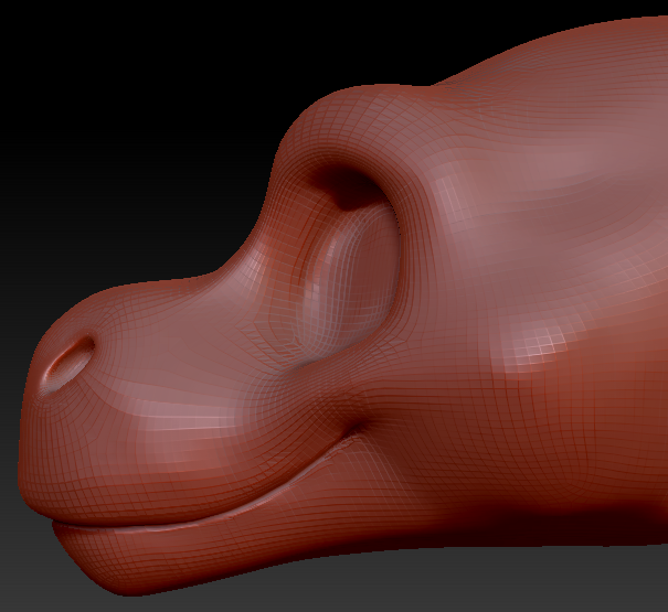 Gender Neutral Toony T-Rex Head Base Variant 1
