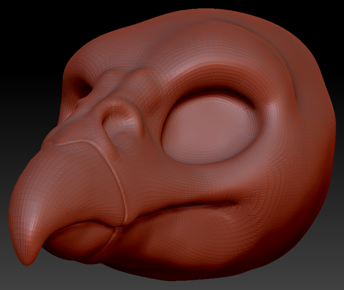 Gender Neutral Turkey Vulture Head Base