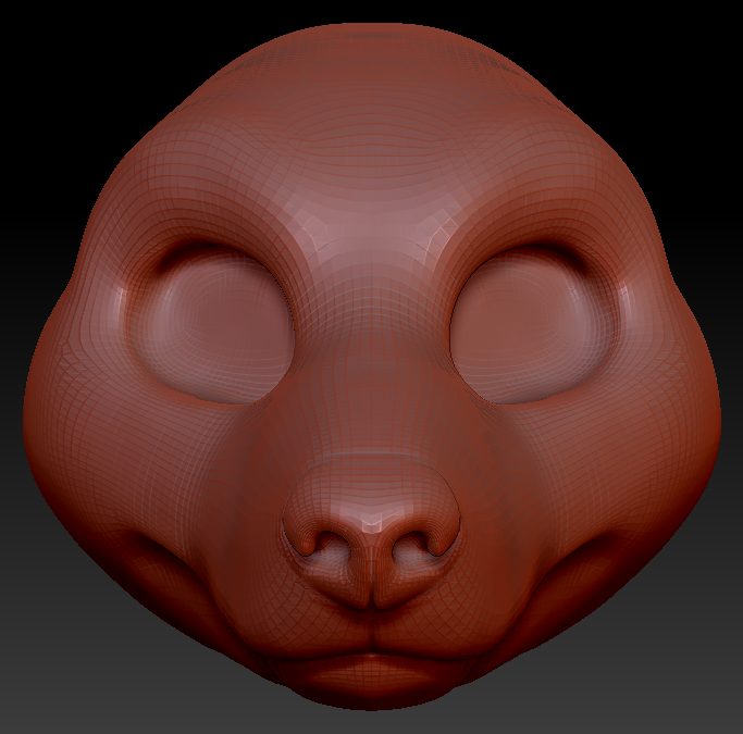 Gender Neutral Wolf Head Base