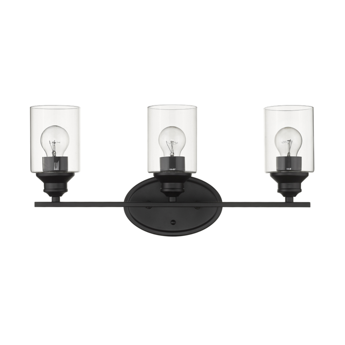 Gio Matte Black Vanity Light