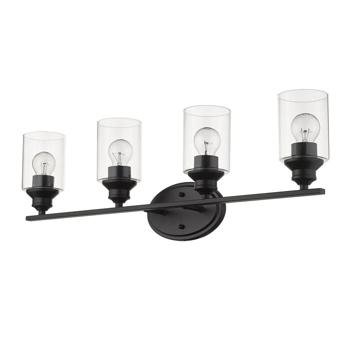 Gio Matte Black Vanity Light
