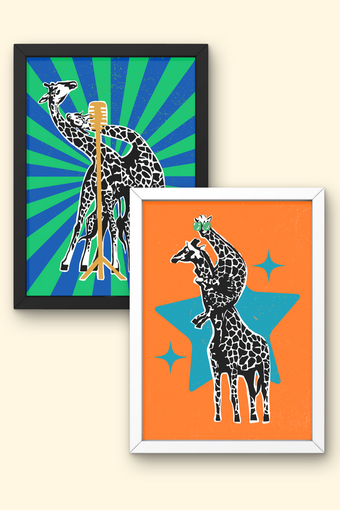 Giraffe-Topia Art Print - Bundle