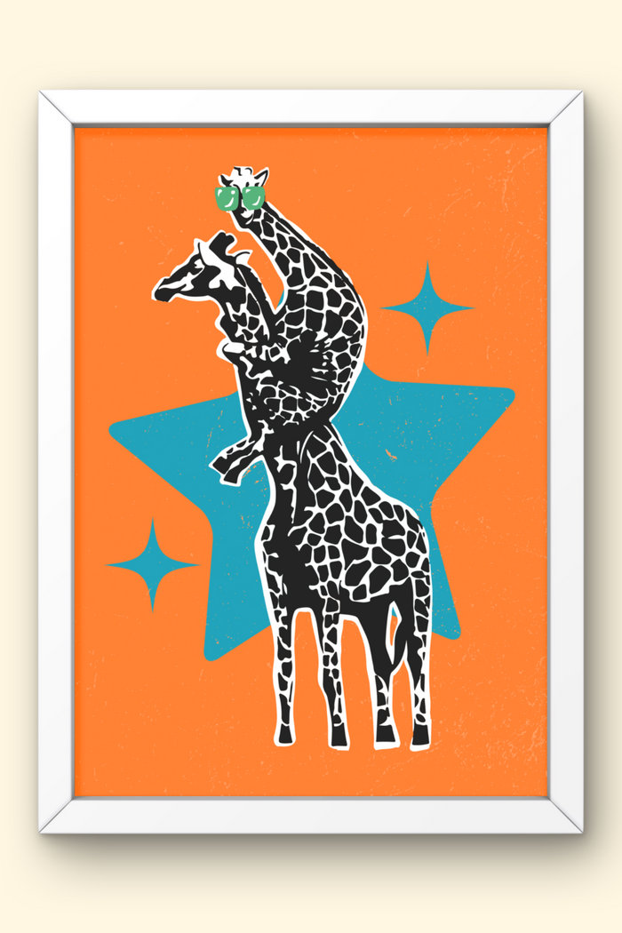 Giraffe-Topia Art Print - Bundle
