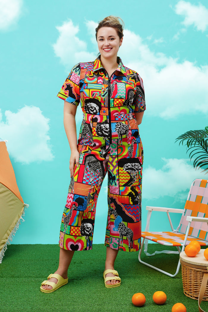 Giraffe-Topia Jumpsuit - Cropped Fit