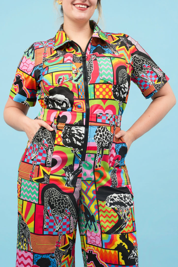 Giraffe-Topia Jumpsuit - Cropped Fit