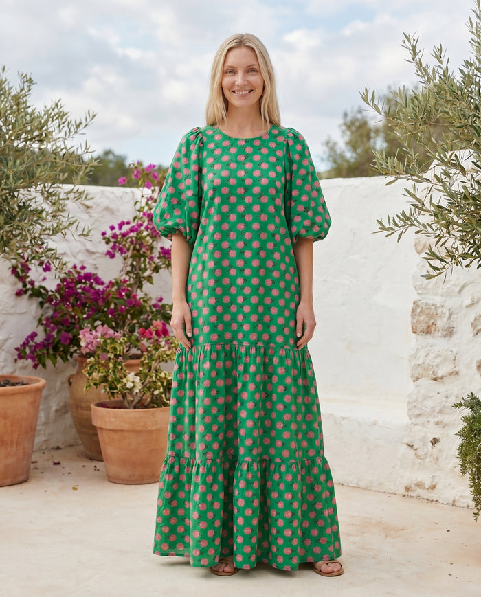 Giselle - Patterned Maxi Dress — hero shot