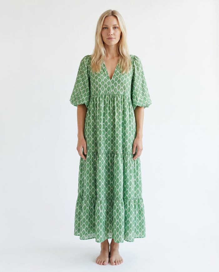 giselle-patterned-maxi-dress-green-white-1