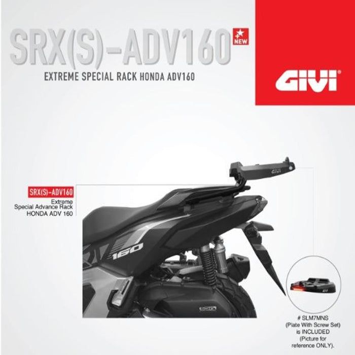 GIVI MOTORCYCLE SRX(S) EXTREME SPECIAL FITMENT KIT/BRACKET
