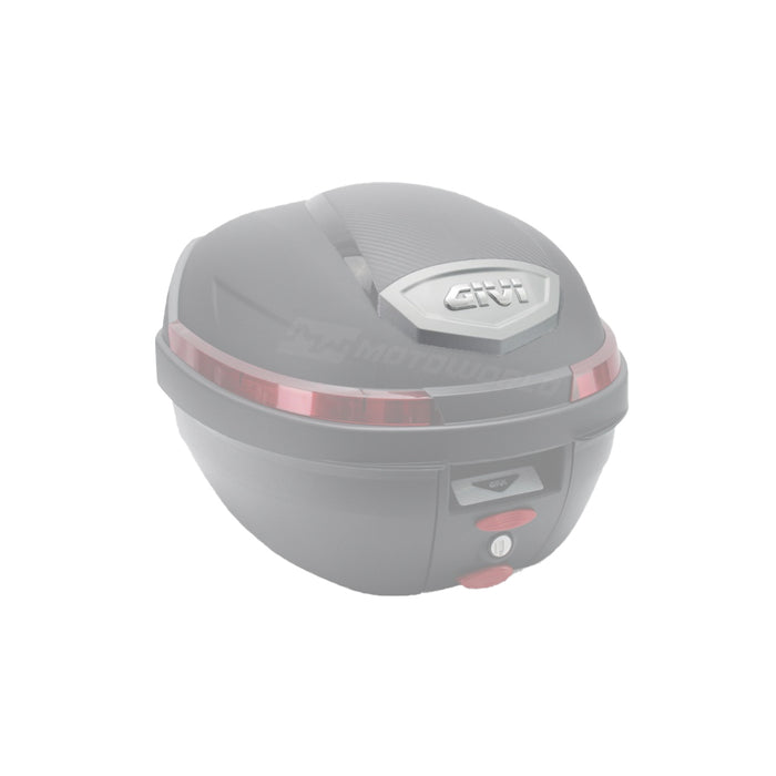 GIVI TOP BOX/CASE PAINTED PLATE SILVER
