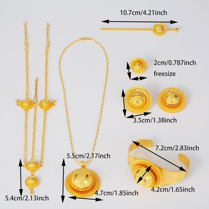 Gold Plated Set ንፍሖ - Natna Shop