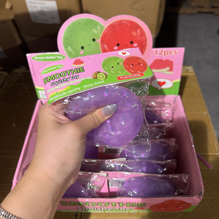 Grape Icy Slushy Ball Squish Toy