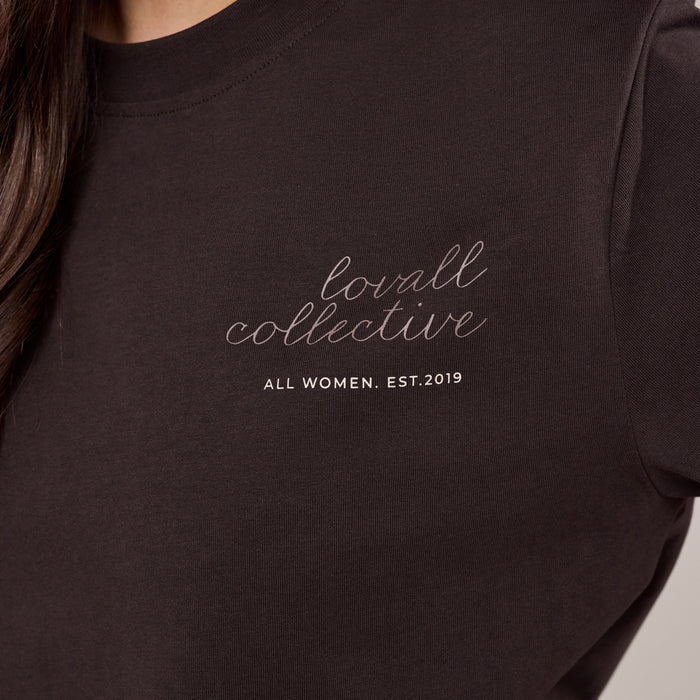 Graphic T-shirt Script - Black Coffee