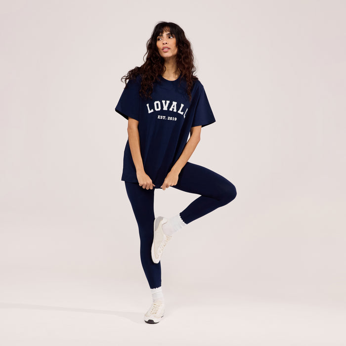 Graphic T-shirt Varsity - Navy
