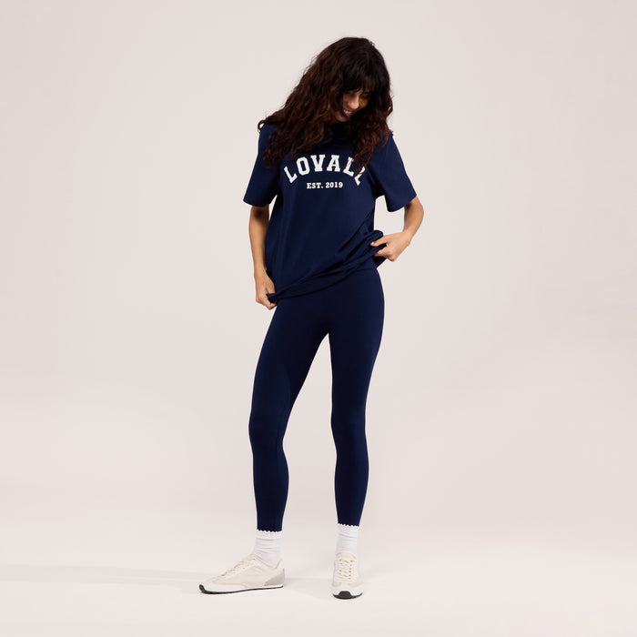 Graphic T-shirt Varsity - Navy