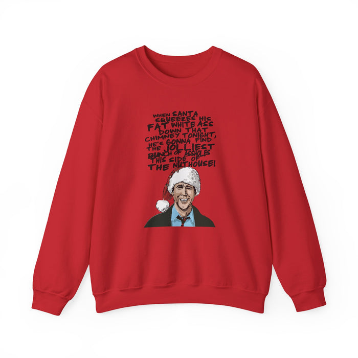 light pink sweatshirt with christmas vacation movie quote design