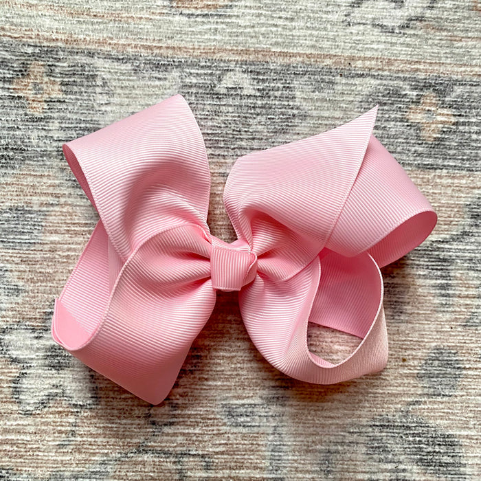 Hair Bow in Grosgrain Ribbon - 6 inch