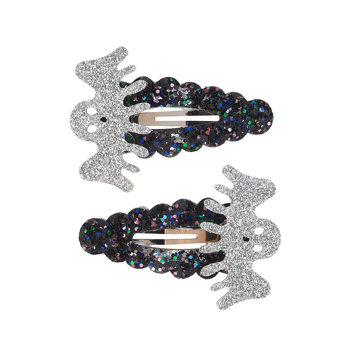 Hair Clips - Ghost Silver