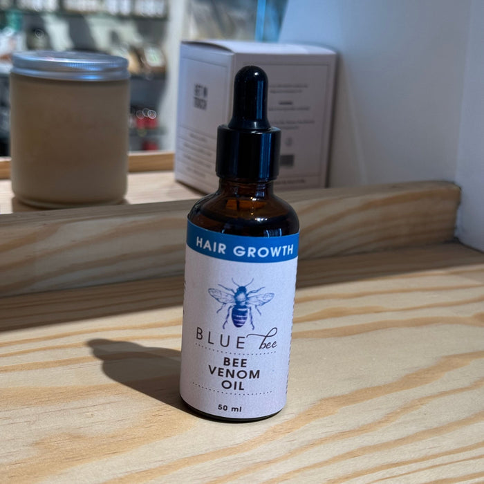 Hair Growth Bee Venom Oil 50ml - Tayyib Store - Blue Bee - Lahore
