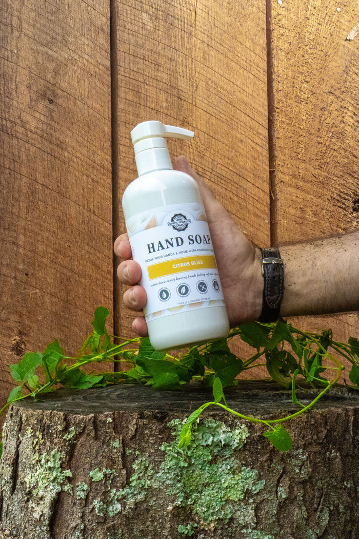 Rustic Strength, Person Holding Hand Soap