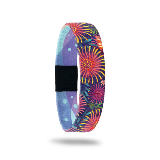 Outside Design of I Am Safe: dark blue-purple background with bright pink and purple anemones, clownfish, and sea kelp