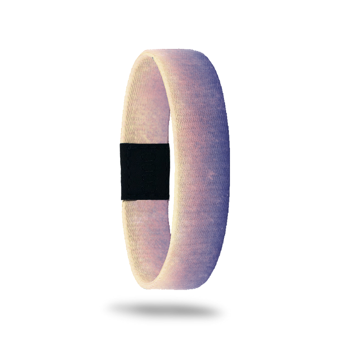 Outside Design of I’m Still Here: gradient from dark purple to pale pink