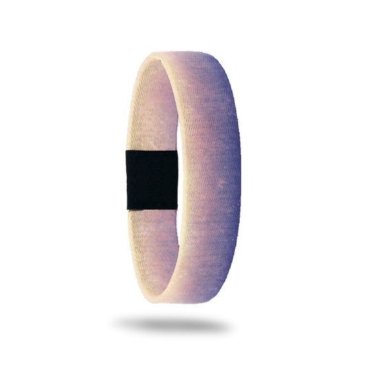 Outside Design of I’m Still Here: gradient from dark purple to pale pink